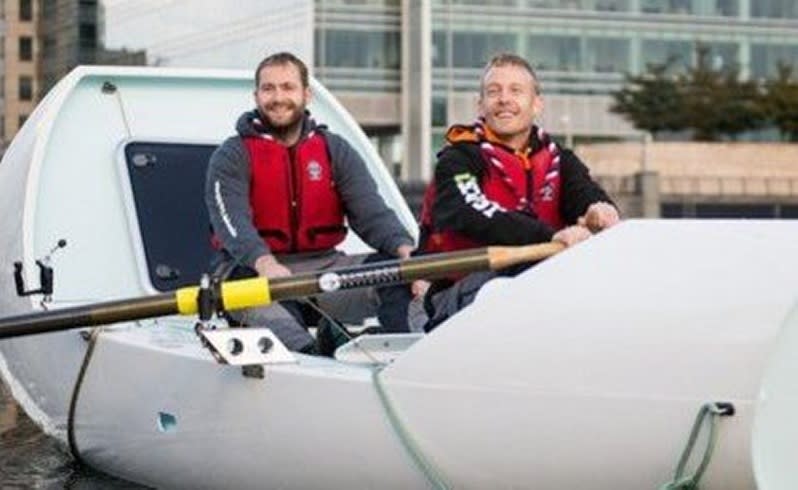 British rowers Ashley Wilson and James Ketchell.