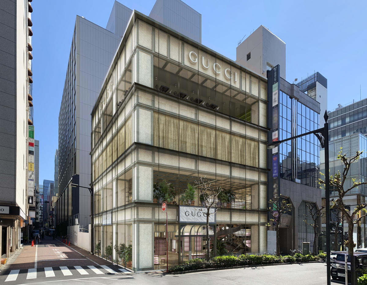 Tokyo, Japan. 21st Mar, 2023. A Gucci luxury goods boutique. Sure, here is  a 30-word description of Gucci, including its owner and current CEO:.Gucci  is an Italian luxury fashion house founded in