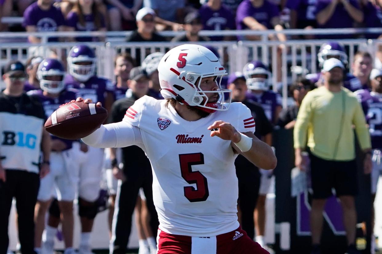 Miami (Ohio) quarterback Brett Gabbert has been around long enough to see just about everything in college football. What's the sixth-year signal-caller going to see Saturday from Notre Dame?