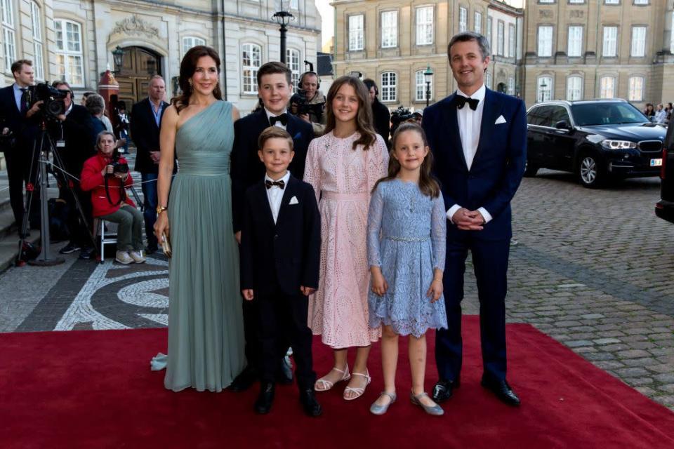 <p>In celebration of Prince Joachim's 50th birthday, the royals dressed up in black tie. </p>