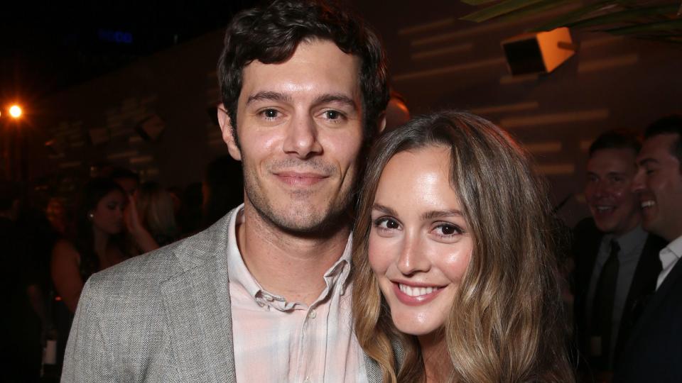 los angeles, ca august 23 adam brody and leighton meester attend the after party for the premiere pf crackles startup on august 23, 2016 in los angeles, california photo by todd williamsongetty images