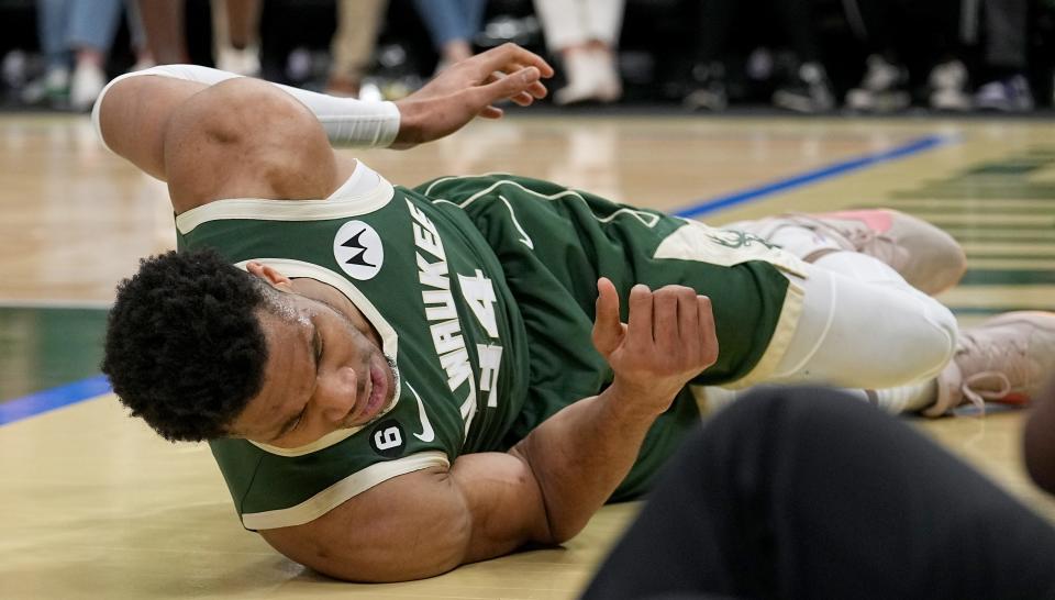 Giannis Antetokounmpo underwent a cleanup procedure on his knee two weeks ago, according to a report. The Bucks star missed several games this season with left knee soreness.
