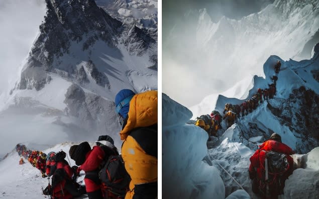 Elia Saikaly reveals scenes of congestion on Everest - Elia Saikaly