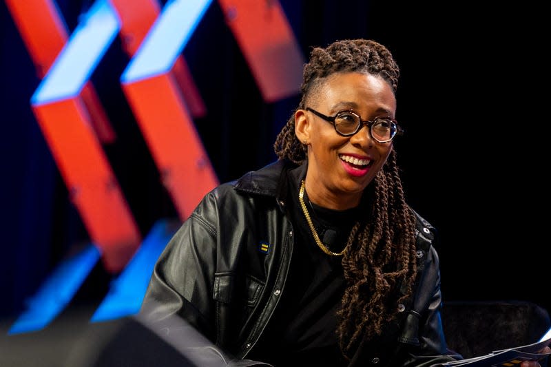 Kelley Robinson at Featured Session: When Beer Goes Viral: The Role of Brands & Media in Fighting Hate as part of SXSW 2024 Conference and Festivals held at the Austin Convention Center on March 10, 2024 in Austin, Texas. - Photo: Errich Petersen/SXSW Conference & Festivals (Getty Images)