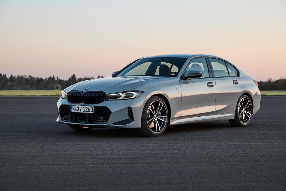 <p>BMW has given the 3-Series a mild refresh for 2023, including a new front fascia and a 48-volt mild-hybrid system for the six-cylinder M340i. There's also a curved display in the cabin as standard. Going forward, all 3-Series vehicles for the U.S. market will be built in Mexico. </p><p><a class="link " href="https://www.roadandtrack.com/news/a40010148/2023-bmw-3-series/" rel="nofollow noopener" target="_blank" data-ylk="slk:Head on over here to learn more;elm:context_link;itc:0;sec:content-canvas">Head on over here to learn more</a></p>