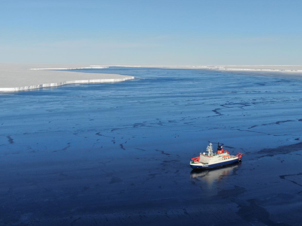 polarstern brunt ice shelf AWI