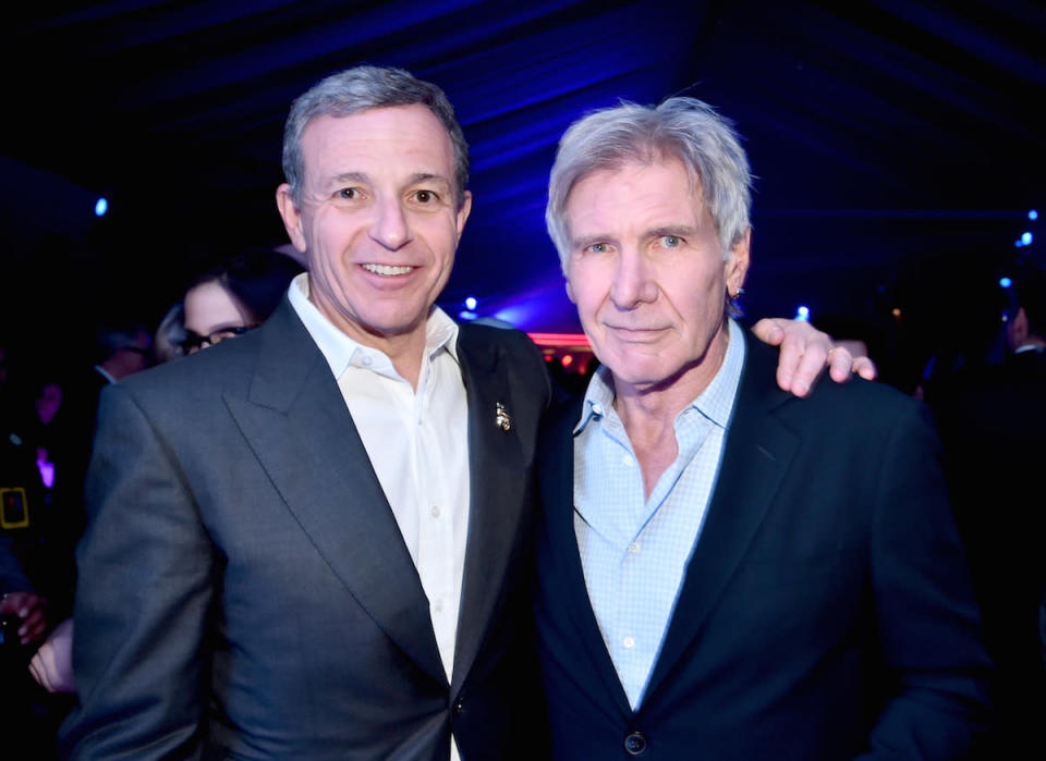 Bob Iger and Harrison Ford, Hollywood