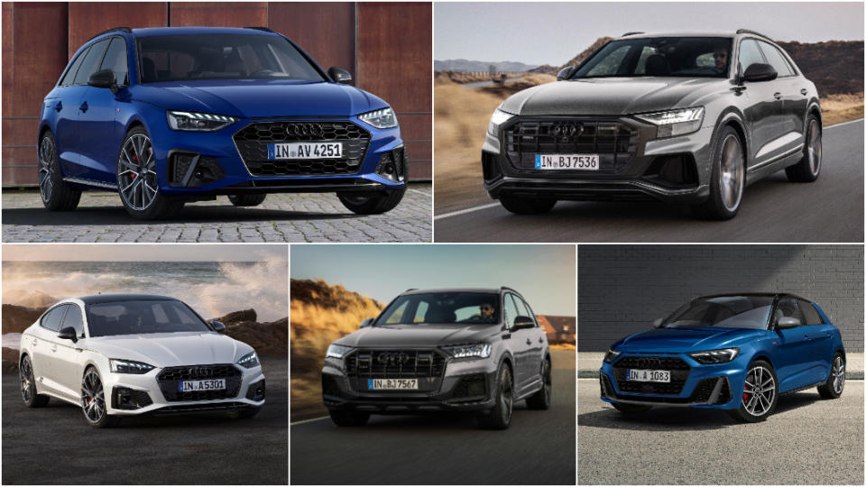 Audi針對A1 Sportback、A4家族、A5家族、Q7與Q7推出S line Competition競技化運動套件。(圖片來源/ Audi)