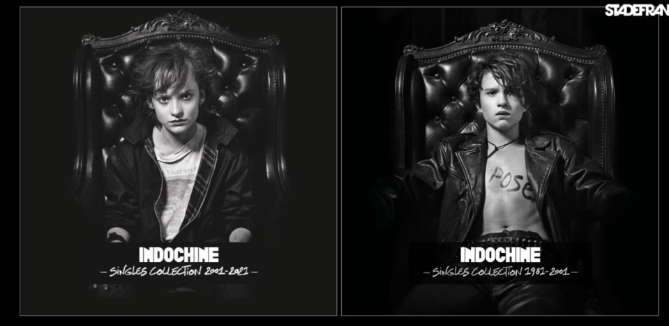 Les nouveaux albums d'Indochine, qui sortiront en 2020.  © Capture d'écran Facebook