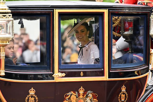 <p>David Fisher/Shutterstock</p> Kate Middleton at Trooping the Colour 2024