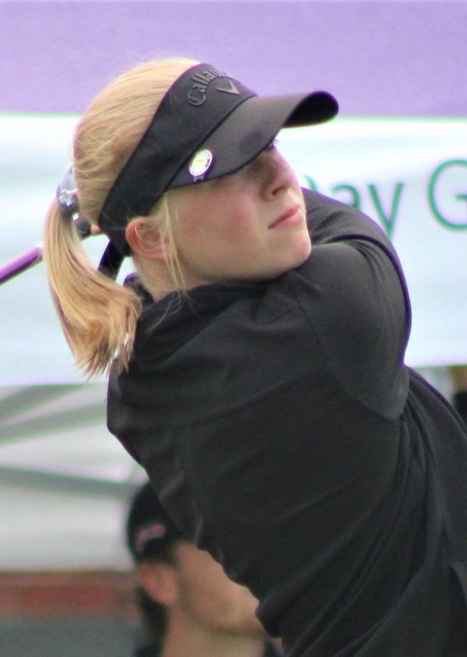 Gracyn Vidovic of Aurora won the local qualifier in the girls' 14-15 age group at the Lake Forest Country Club Drive, Chip and Putt qualifier.