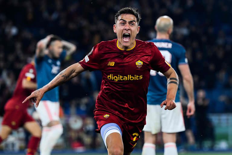 Paulo Dybala, a grito puro, en Roma