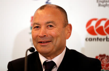 Rugby Union - England - Eddie Jones Press Conference - Twickenham Stadium, London, Britain - January 17, 2018 England Head Coach Eddie Jones during the press conference Action Images via Reuters/Matthew Childs