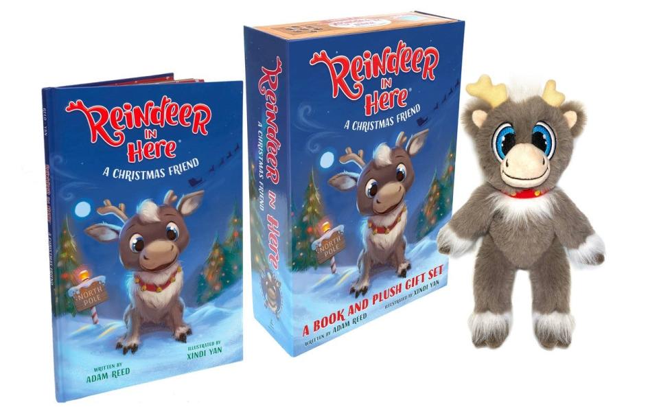 "Reindeer in Here" is available at Target, Barnes & Noble and on Amazon this holiday season.