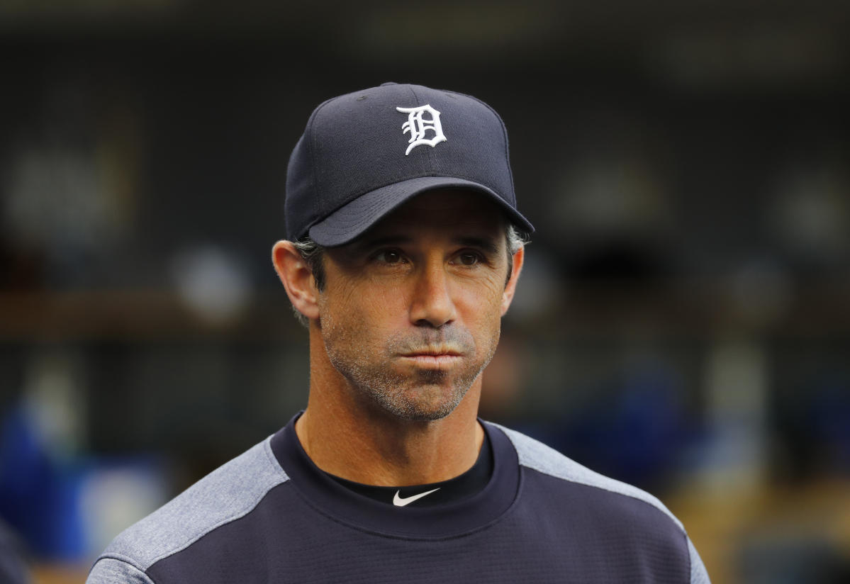 The Angels introduce Brad Ausmus as their new skipper 