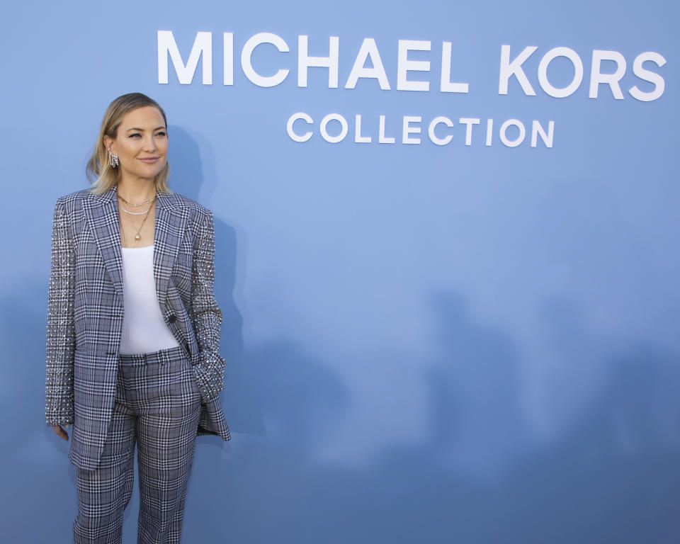 Kate Hudson asiste al desfile de Michael Kors en la Semana de la Moda de Nueva York, el miércoles 11 de septiembre del 2019. (Foto por Brent N. Clarke/Invision/AP)