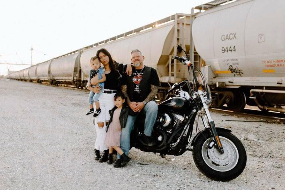 Image:; John Alarid, the pastor of Freedom City Church in Springfield, Mo., his wife, Hannah-Rose, and their children. (Hannah-Rose Alarid)