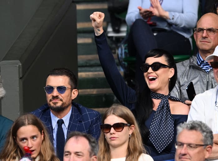 Katy Perry disfruta de Wimbledon