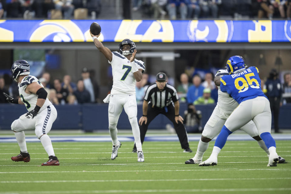 Seattle Seahawks quarterback Geno Smith has been one of the biggest surprises this fantasy season. (AP Photo/Kyusung Gong)