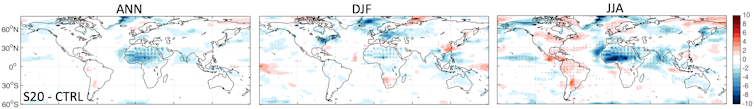 Annotated world maps.