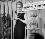 <p>For her turn in <em>The Birds</em>, Hedren earned the 1964 Golden Globe for most promising newcomer. </p>