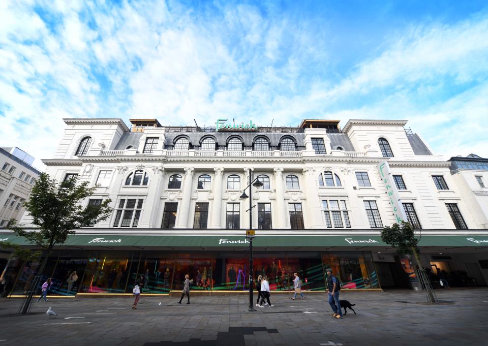 The Fenwick flagship in Newcastle, England, which is undergoing a major 40 million pound investment.