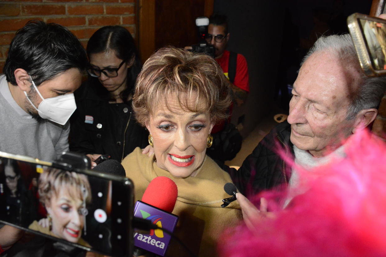 Talina Fernández, la dama del buen decir, había guardado silencio sobre las acusaciones contra su hijo Coco Levy por presunto abuso y agresión sexual. (Foto de Agencia México)