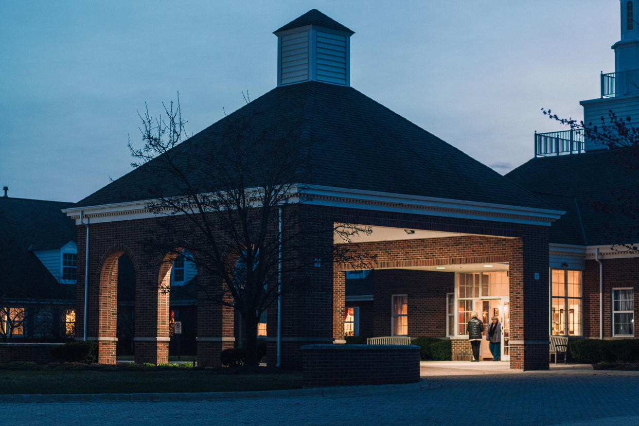 Rosewood Care Center in Inverness, Ill. on April 13, 2019. (Danielle Scruggs/The New York Times)