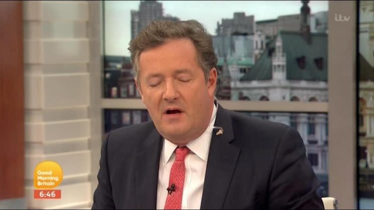 Are you ok hun? Followers worry about Piers Morgan after he tweets the Conservative party are looking at a majority in the general election (ITV)