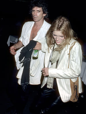 Keith Richards and Patti Hansen