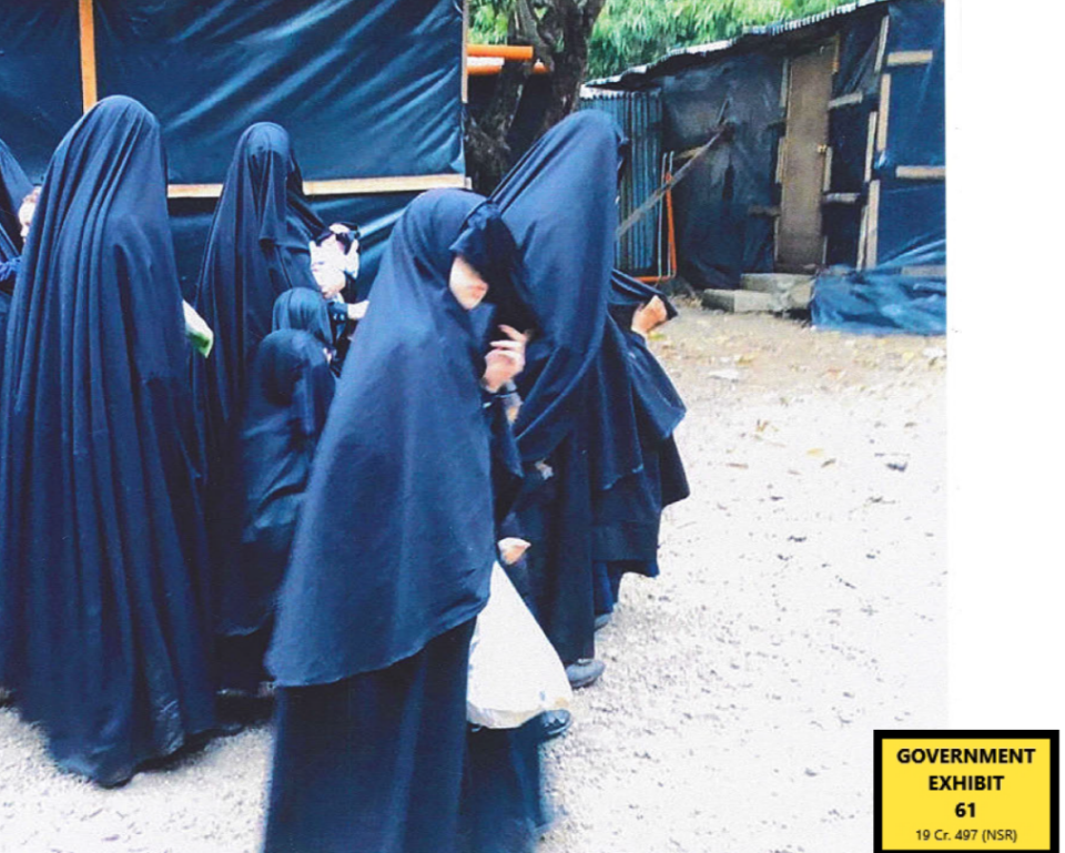 Women and children of the ultra Orthodox Jewish group Lev Tahor in an undated photo at their community in Guatemala.