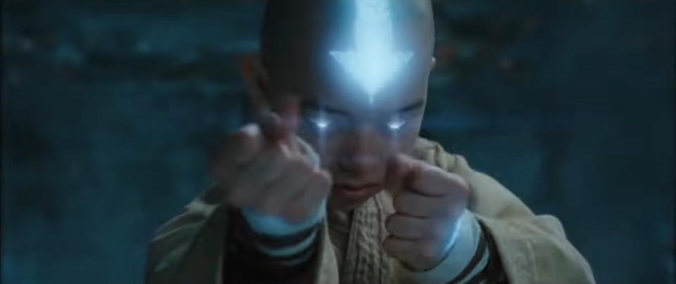 A boy with an arrow and magical powers is shown using his powers