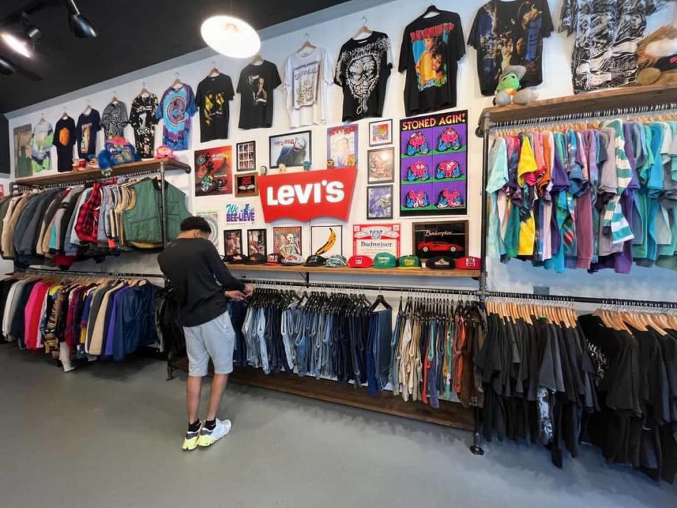 Old News is situated on the main strip of North Davidson street, attracting customers drawn to oversized graphic T-shirts, vintage sportswear and utility looks. Nathan Cyr