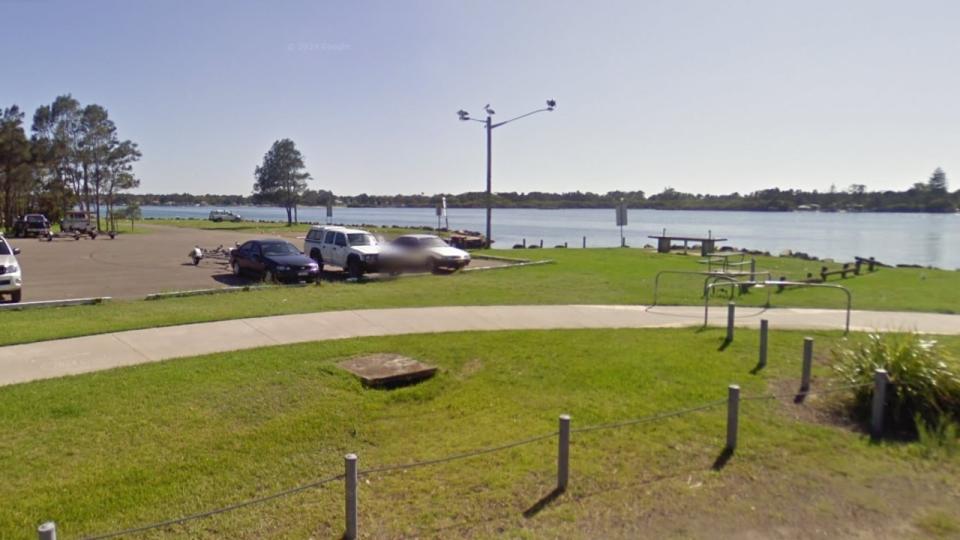 The boatramp at Channel Street, Swansea, NSW. Picture: Google