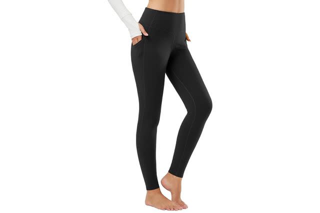 FULLSOFT 4 Pack Leggings with Pockets for Women - Palestine