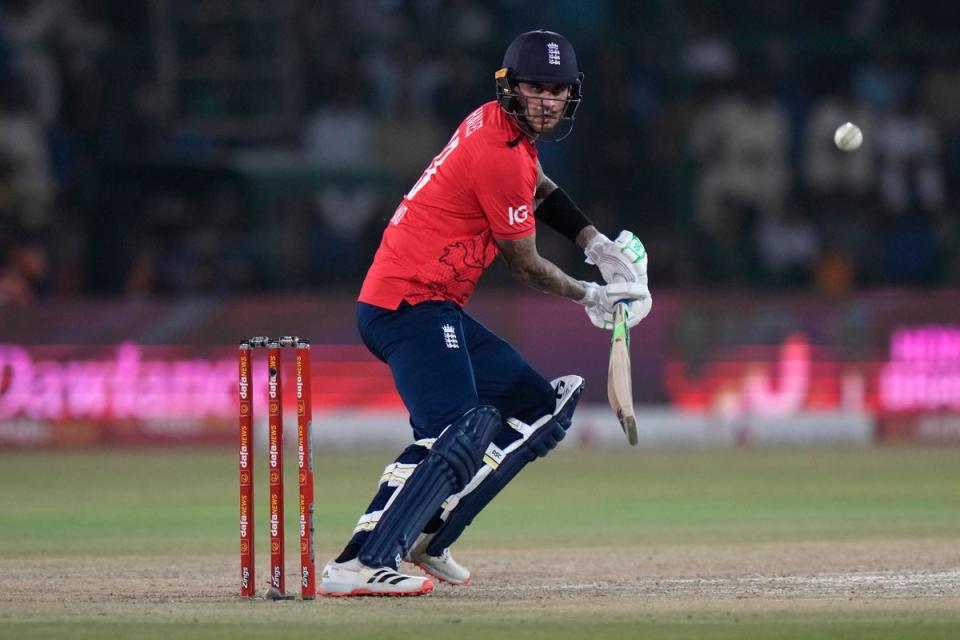 Alex Hales starred on his return to the England team (Anjum Naveed/AP) (AP)