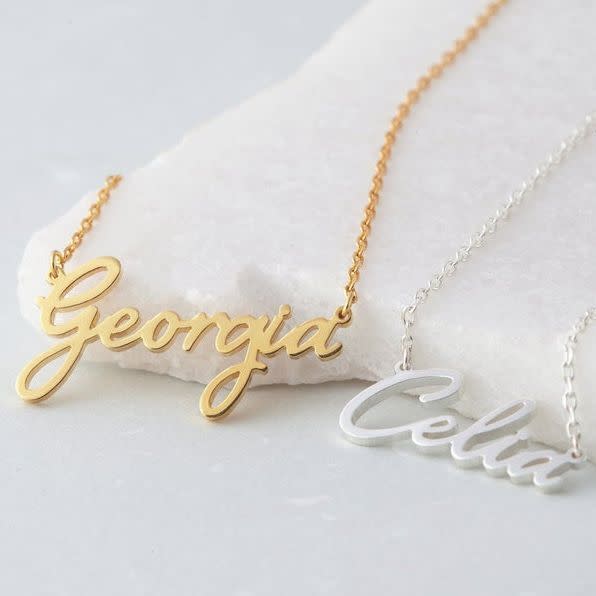 Cursive Name Necklace