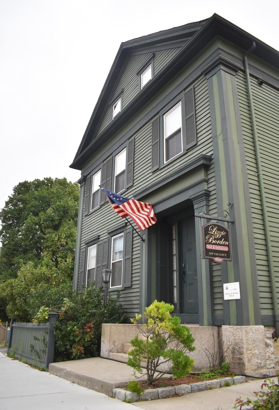 The Lizzie Borden House at 230 Second St. in Fall River.