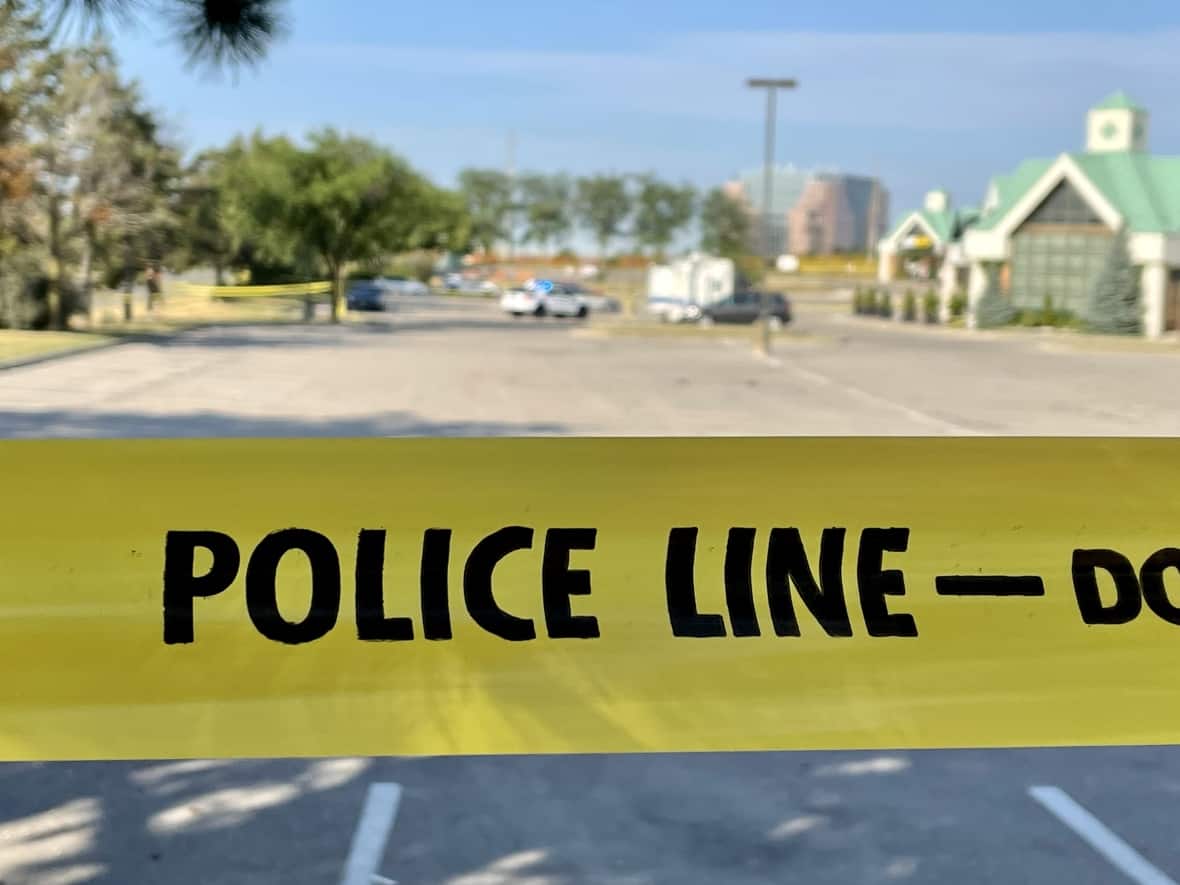 Peel police initially received a call about the stabbings at 2:25 a.m. Monday. (Mehrdad Nazarahari/CBC - image credit)