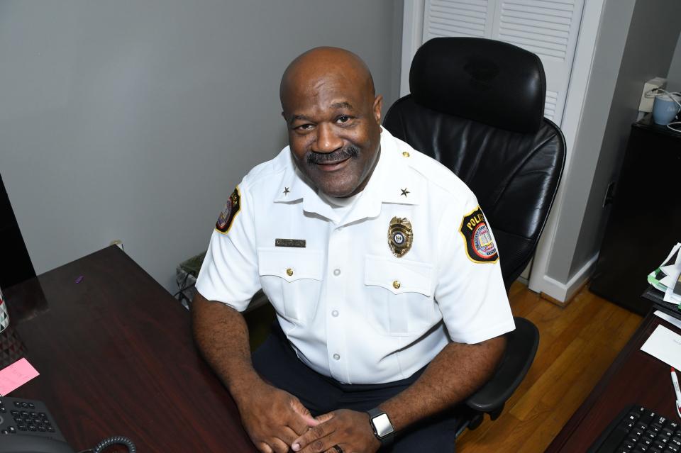 Chief James Overton, who held the top spot in the university force nearly 20 years ago, returned to the Delaware State University institution in July 2023. He fills the shoes of former Chief Bobby Cummings, who stepped down this year amid a tumultuous spring semester of campus unrest.