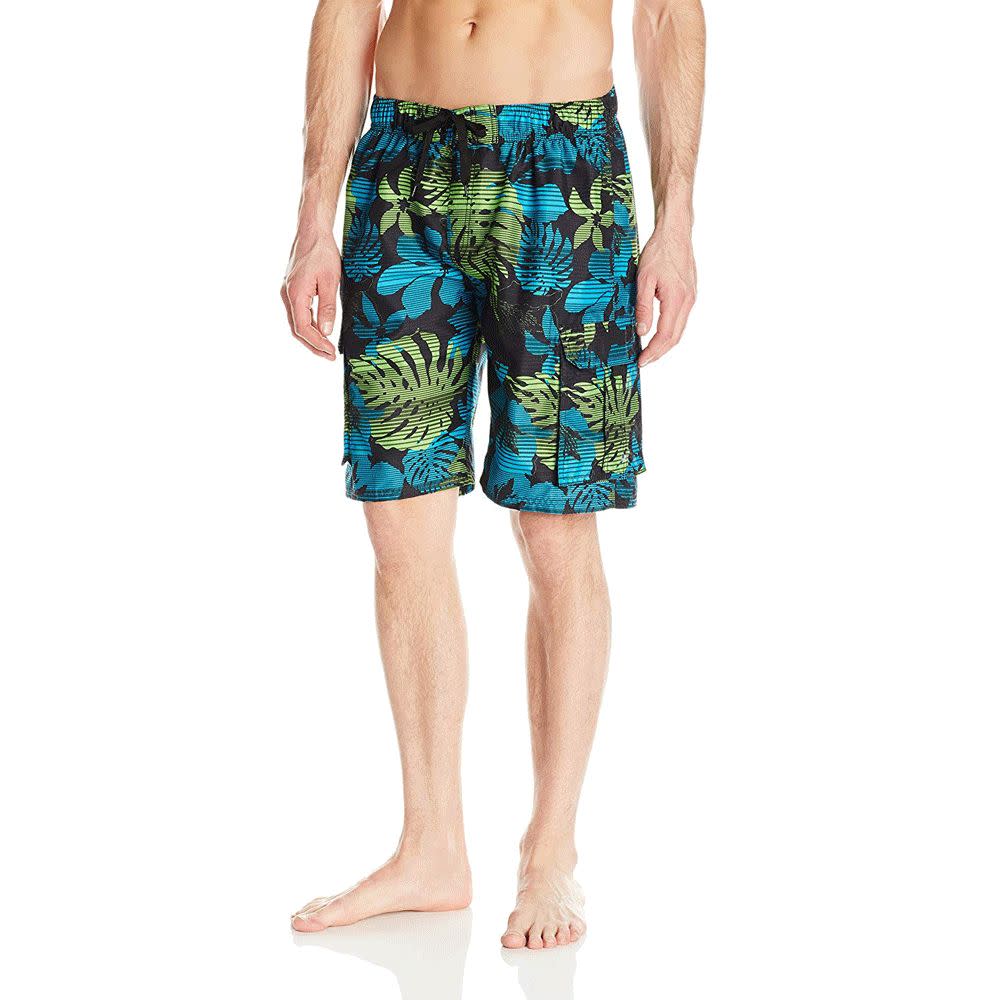 Kan Surf Trunks in Paradise pattern