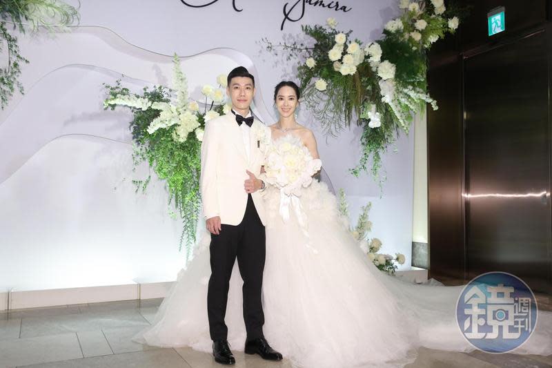 香蜜拉與老公Alex結婚3年今補辦婚宴。