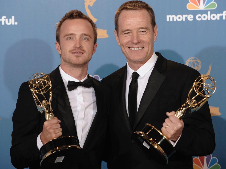 aaron paul bryan cranston emmys august 2010