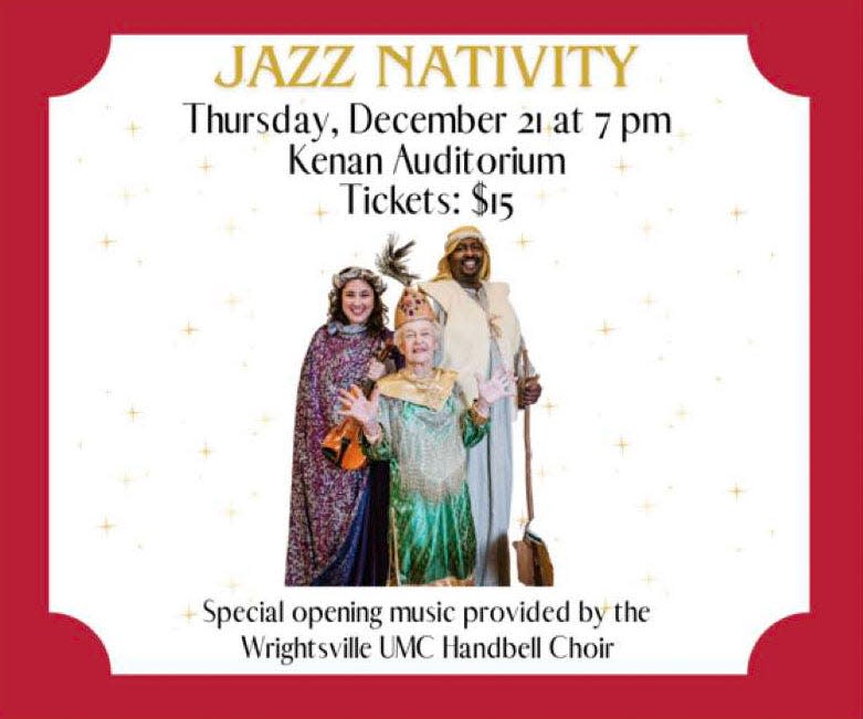 'Bending Towards the Light: A Jazz Nativity' is Dec. 21 at UNCW.