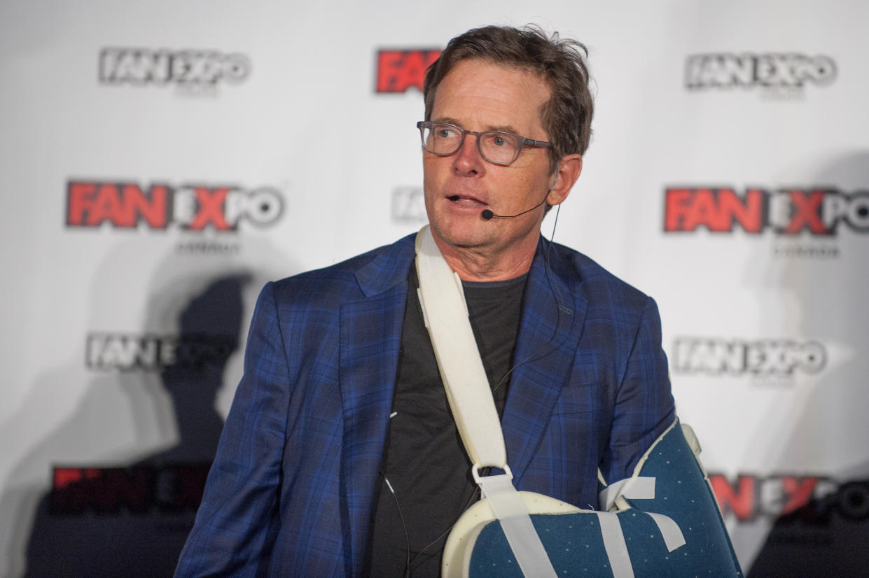 Michael J. Fox attends the 2018 Fan Expo Canada at Metro Toronto Convention Centre on August 31, 2018 in Toronto, Canada. (Photo: Che Rosales/Getty Images)