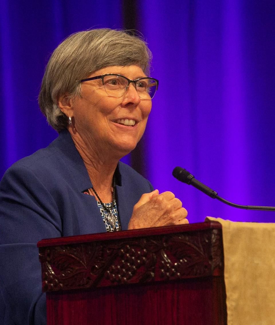 Alice Williams, co-lay leader for the Florida Conference of the United Methodist Church, attended last week's global gathering of the denomination in Charlotte, North Carolina. Williams celebrated the church's increased openness to LGBTQ clergy and members.