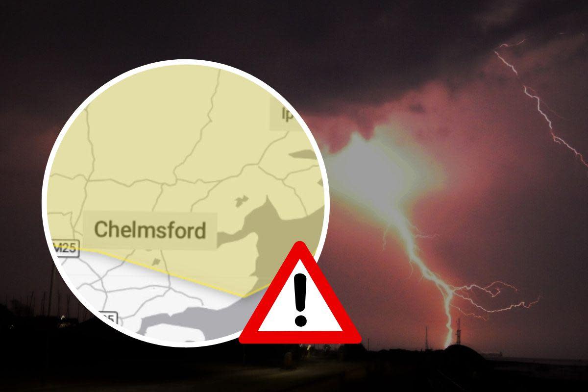 Forecasters warn of another day of thunderstorms across Essex - all you need to know <i>(Image: Aaron Chesham/Met Office)</i>