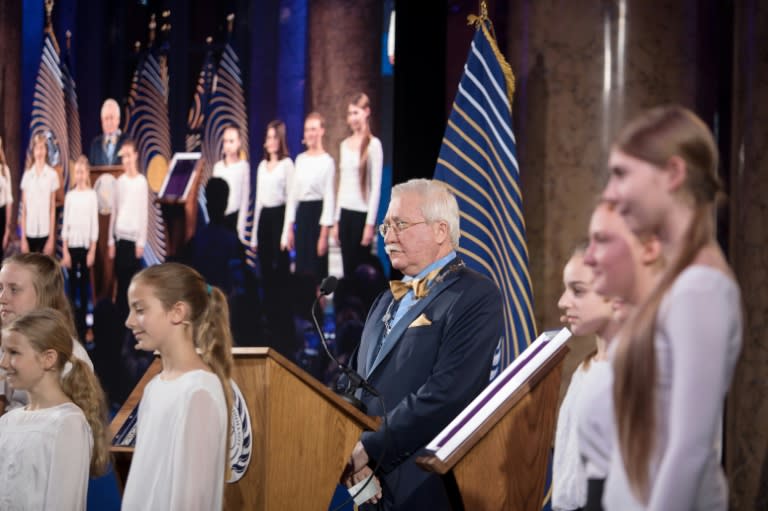 Russian scientist and businessman Igor Ashurbeyli was sworn in as the first "head of nation" of Asgardia, named after a realm in Norse mythology