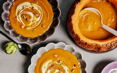 Pumpkin and chipotle soup - Credit: Haarala Hamilton