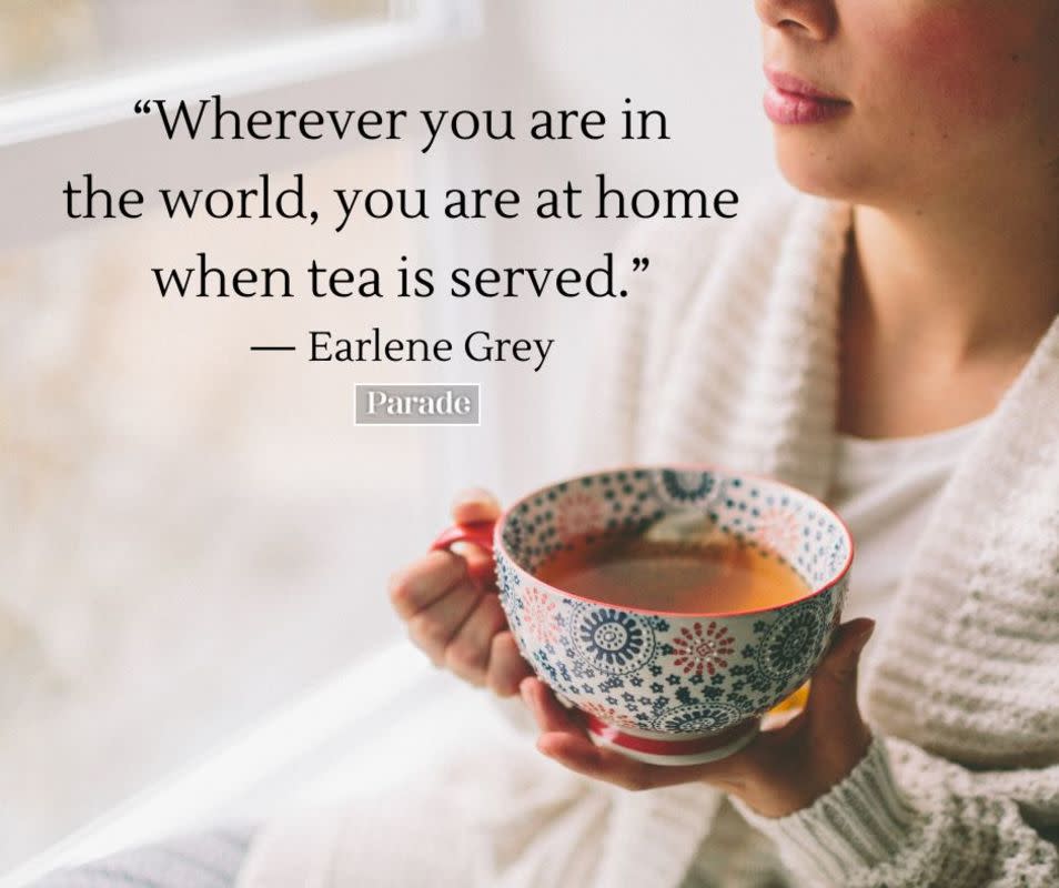 Earlene Grey tea quote<p>Canva</p>